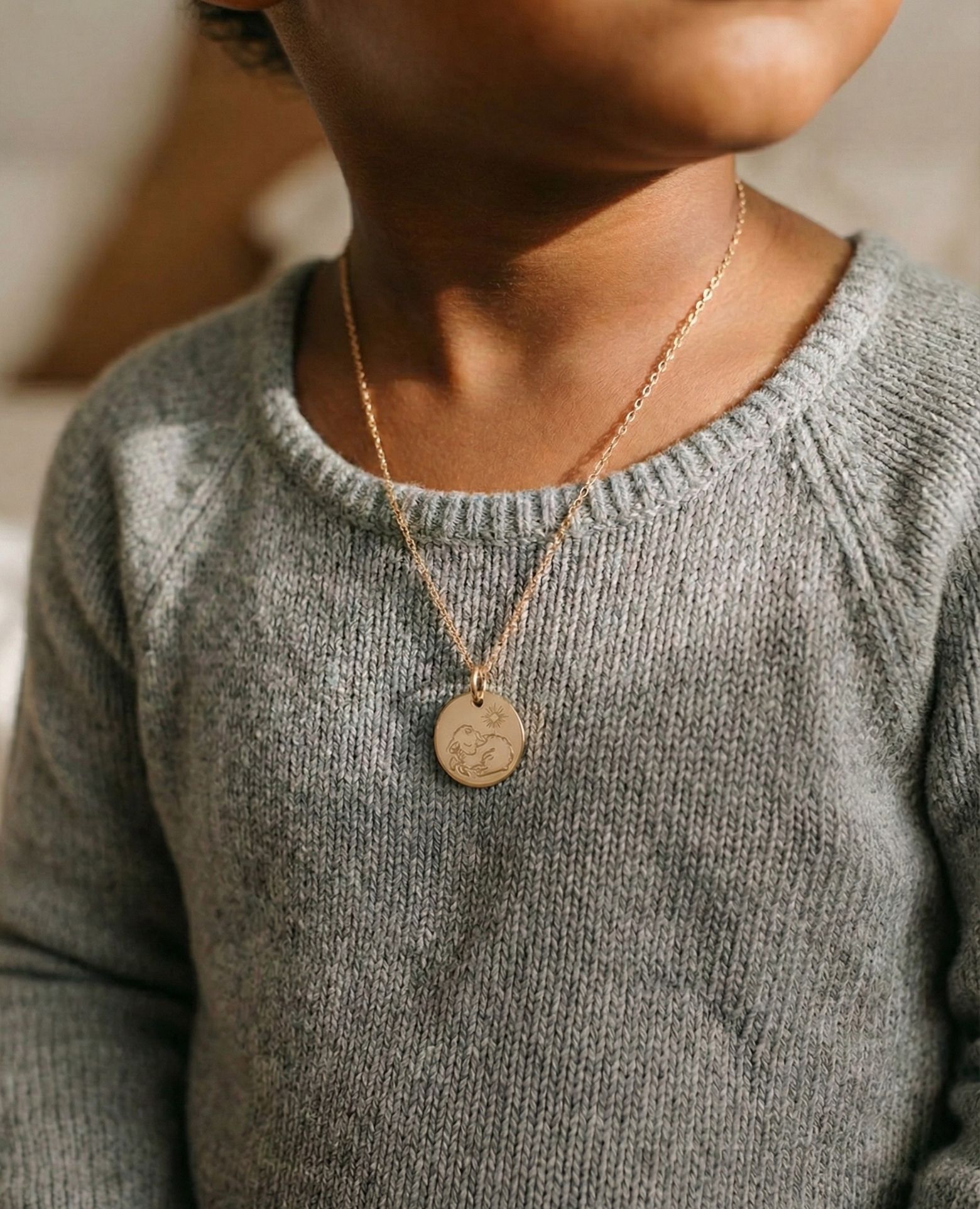 Médaille de bapteme Agneau